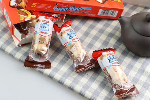【巧克力】。德国进口英国费列罗健达Kinder Happy Hippo开心河马巧克力106g盒 商品图2