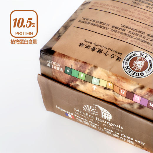 私房专用／1箱10包*1kg／王后牌T55传统法式面包粉 商品图4