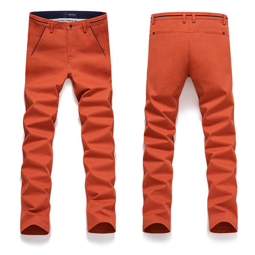 【服饰鞋包】新款男式直筒休闲长裤 男士时尚百搭微弹纯棉商务休闲裤 商品图3