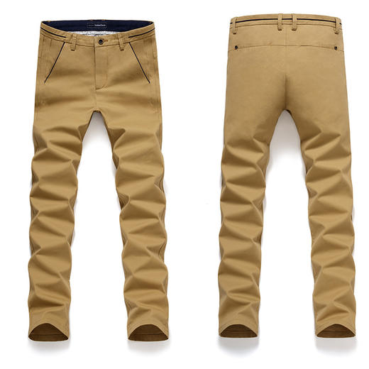 【服饰鞋包】新款男式直筒休闲长裤 男士时尚百搭微弹纯棉商务休闲裤 商品图8