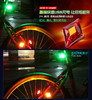【菱形灯】USB充电尾灯 山地车警示灯头盔装饰 青蛙防水自行车灯 商品缩略图0
