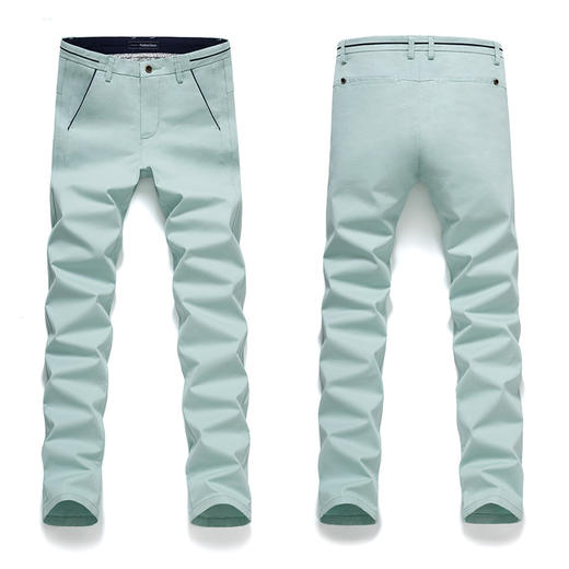 【服饰鞋包】新款男式直筒休闲长裤 男士时尚百搭微弹纯棉商务休闲裤 商品图6