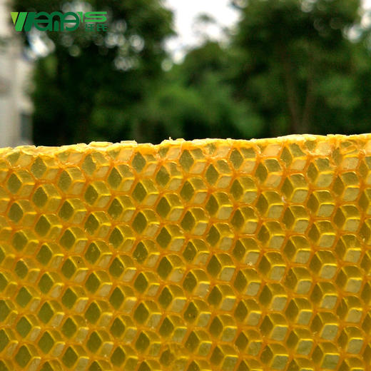 【正品保证】四川汪氏蜂具意蜂蜂蜡巢础30片养蜂工具巢脾巢基八千巢础满百元普通地区包邮 商品图4