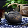 【茶壶】。 铸铁茶壶 烧水茶壶 仿古老铁壶养生壶 茶具 商品缩略图3