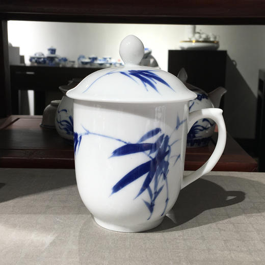 景德镇 陶瓷 国瓷红叶 小金钟杯系列 商品图3