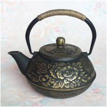 【茶壶】。 铸铁茶壶 烧水茶壶 仿古老铁壶养生壶 茶具 商品图6
