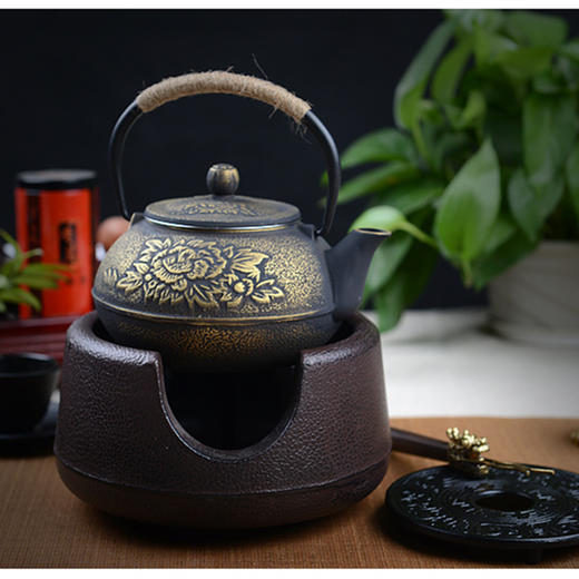 【茶壶】。 铸铁茶壶 烧水茶壶 仿古老铁壶养生壶 茶具 商品图4