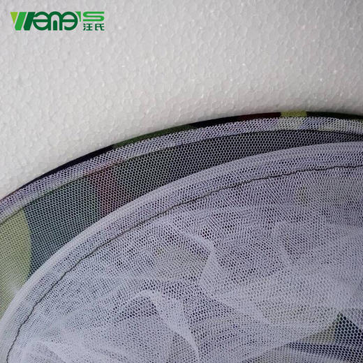 【正品保证】汪氏养蜂工具白色双层蜂帽防护帽防蛰面罩蜂具防蜂帽 商品图2
