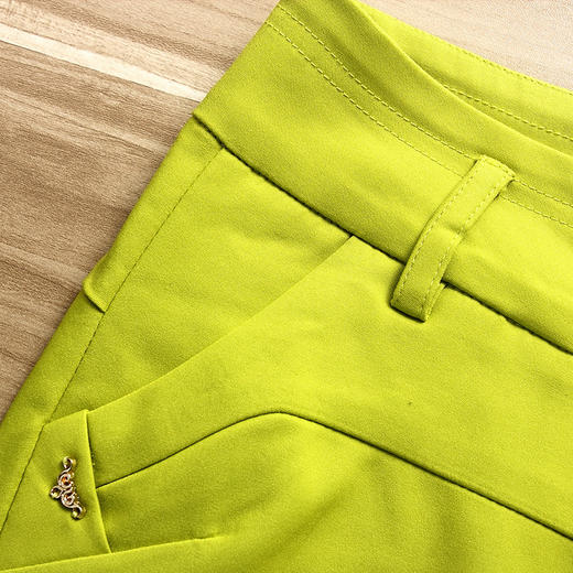 【服饰鞋包】女装休闲裤夏季新品韩版 九分裤 女 铅笔裤紧身糖果色小脚裤 商品图8