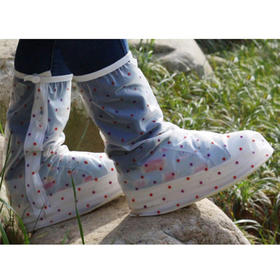 【服饰鞋包】时尚防雨鞋套男女加厚防滑牛筋底雨鞋防水鞋套 雨天雨靴套