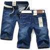 【牛仔裤】*男夏季薄款五分直筒修身中裤 商品缩略图3