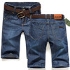 【牛仔裤】*男夏季薄款五分直筒修身中裤 商品缩略图0
