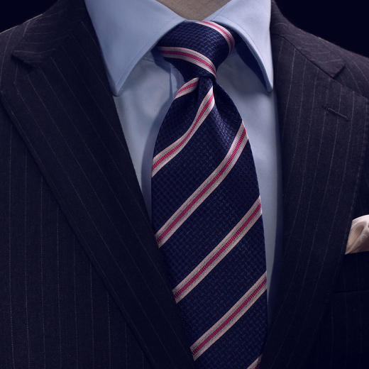 仕族Eabri男士团体领带真丝 职业领带商务结婚正装领带纯色 商品图5