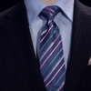 仕族Eabri真丝正装商务领带 男士结婚礼盒领带 斜条纹团体领带 商品缩略图2