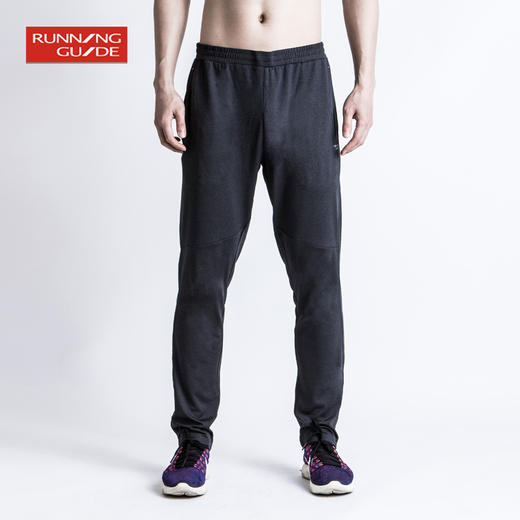 跑步指南6615 男款超轻针织运动长裤男款 - 超轻超柔修身版型 商品图0