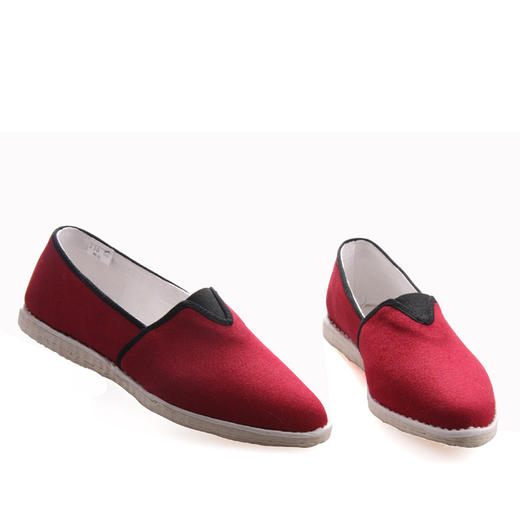 内联升女鞋手工单鞋千层底彩色休闲尖口鞋8615A 商品图4