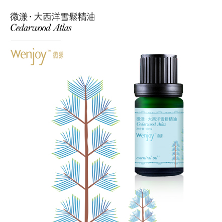 新品上架啦~【纯妧手工坊】微漾·进口99%大西洋雪松单方精油