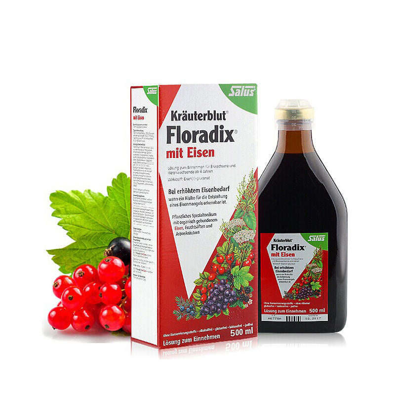 德国floradix铁元 补铁滋补液500ml