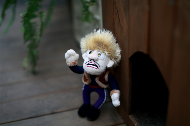 正版熊出没光头强毛绒玩具冬季款