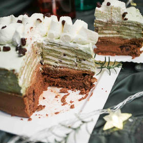 千层与戚风完美融合|绿光森林