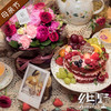 乡田小墅 【粉色的心】母亲节特别款裸蛋糕加花束 礼包 商品缩略图0