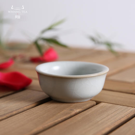 问鼎汝瓷收藏款月白品茗杯（缺货） 商品图0