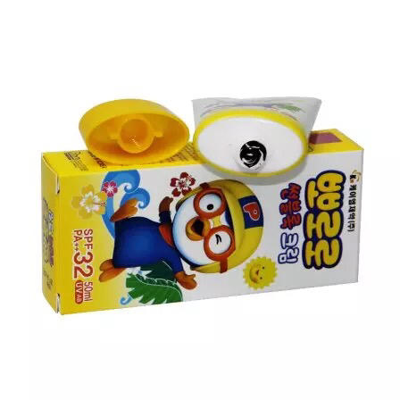 韩国正品 宝露露pororo小企鹅儿童防晒霜/乳spf32pa  50ml 商品图2