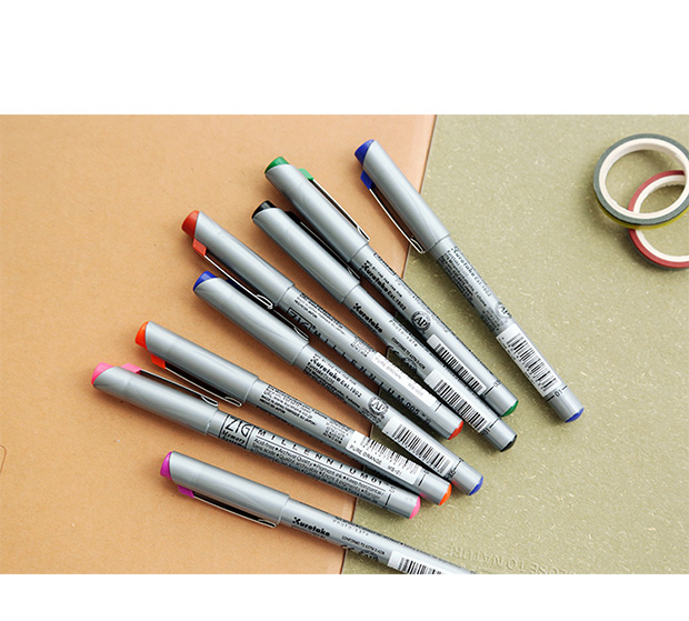 日本文具kuretake吴竹ms01特细针管笔防水勾线笔不可换芯