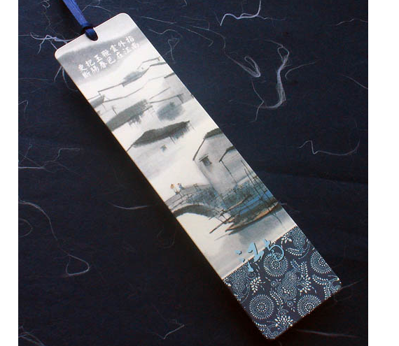 水墨江南书签6张/套 中国 元素 创意 古典