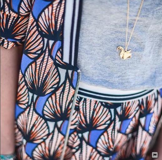 北京仓｜ORIGAMI-Swan-折纸天鹅 项链（长链款）金色［法国设计师］ 商品图2