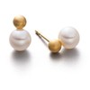 北京仓｜Eva Strepp-Ohrstecker Duo-二重奏珍珠 耳钉（金色）［德国设计师 ］ 商品缩略图1