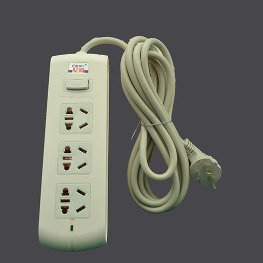 3米线电源插排插座 多孔电源插头座 商品图1