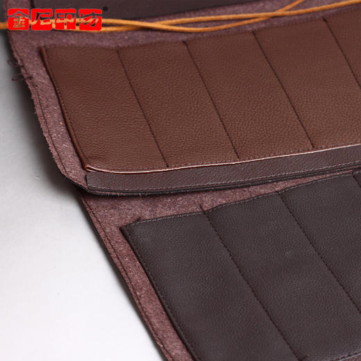 金石印坊   篆刻刀专用皮套（多支款） 便携五口刀套 可放10支刻刀 商品图3