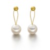 北京仓｜Eva Strepp-Ohrhanger Tau-雨露 珍珠 耳环 金色［德国设计师］ 商品缩略图1