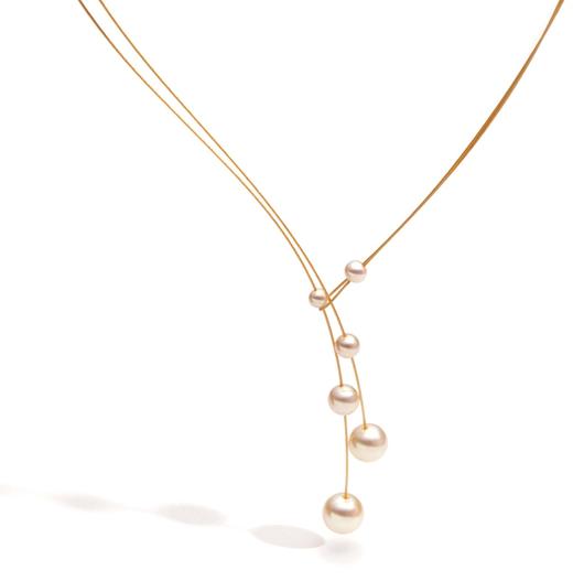 北京仓｜Eva Strepp-Tau-露水凝珠7颗珍珠 项链（金色）［德国设计师］ 商品图2