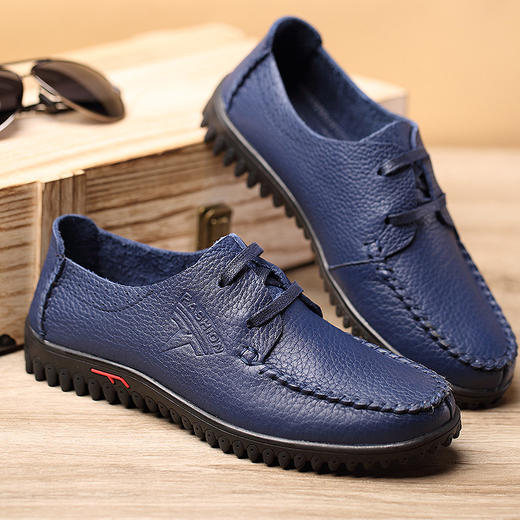 【服饰鞋包】春季新款男鞋男士系带休闲鞋经典百搭男士单鞋 商品图0