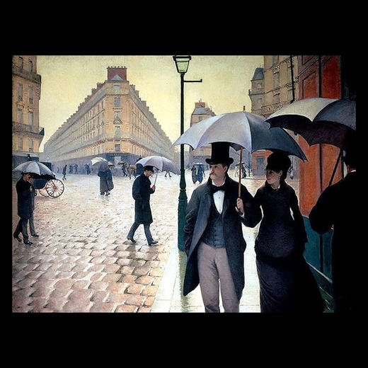 猫与名画 《雨天的巴黎街道》 商品图1