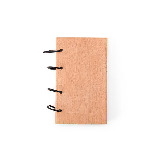 物应黑胡桃榉木环扣本记事本