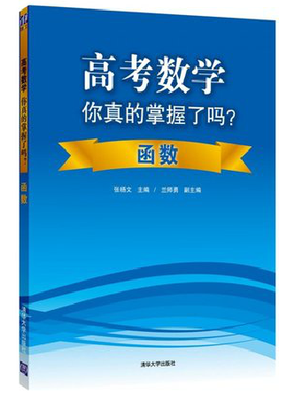 高考数学你真的掌握了吗 函数 高考教材辅导书籍 高中数学复习资料 模拟真题题型归纳 张杨文 清华大学出版社