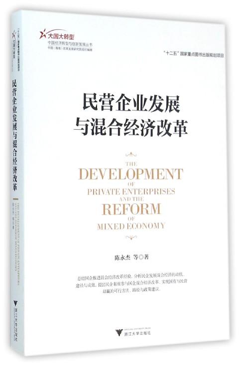 民营企业发展与混合经济改革/大国大转型中国经济转型与创新发展丛书/陈永杰/浙江大学出版社 商品图0