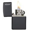 Zippo 芝宝 Logo图案 黑色磨砂打火机 商品缩略图1