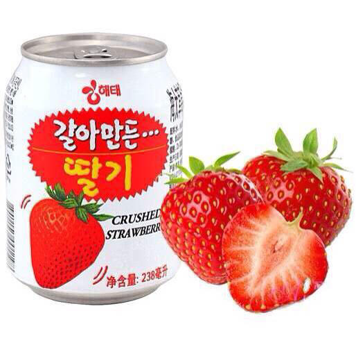 韩国果肉饮料238ML 葡萄/苹果/草莓/梨/桃/菠萝/橙多种口味任意搭配 商品图4