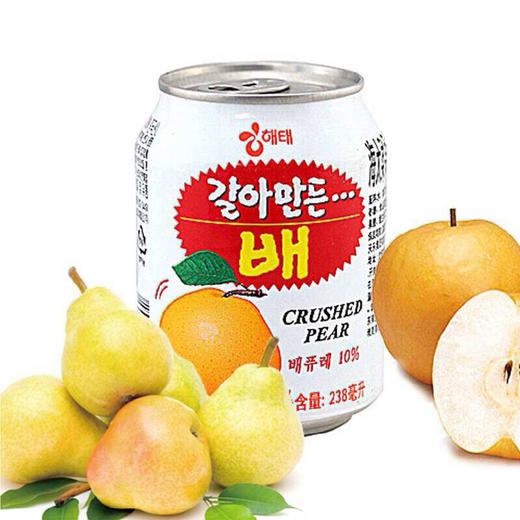 韩国果肉饮料238ML 葡萄/苹果/草莓/梨/桃/菠萝/橙多种口味任意搭配 商品图2