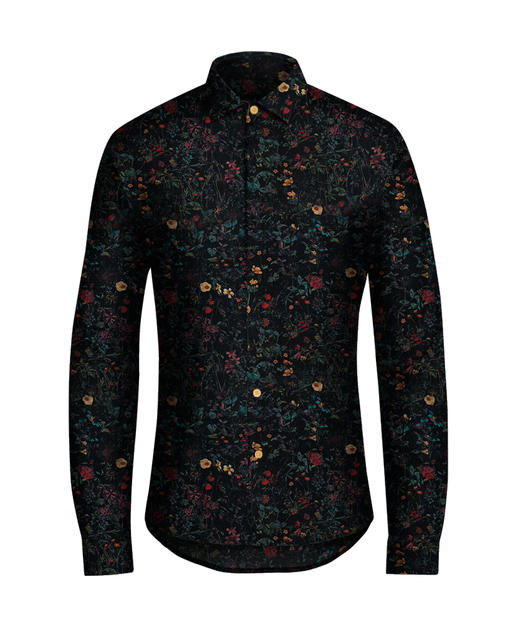 LT009E  Liberty 利伯缇 墨绿黑色经典草花  gucci同款 顺丰到付 商品图2