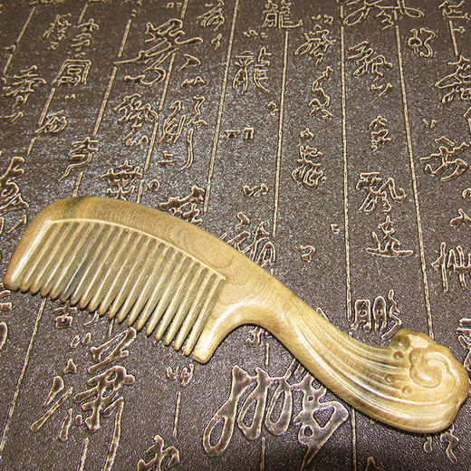 千年乌木金丝楠木梳