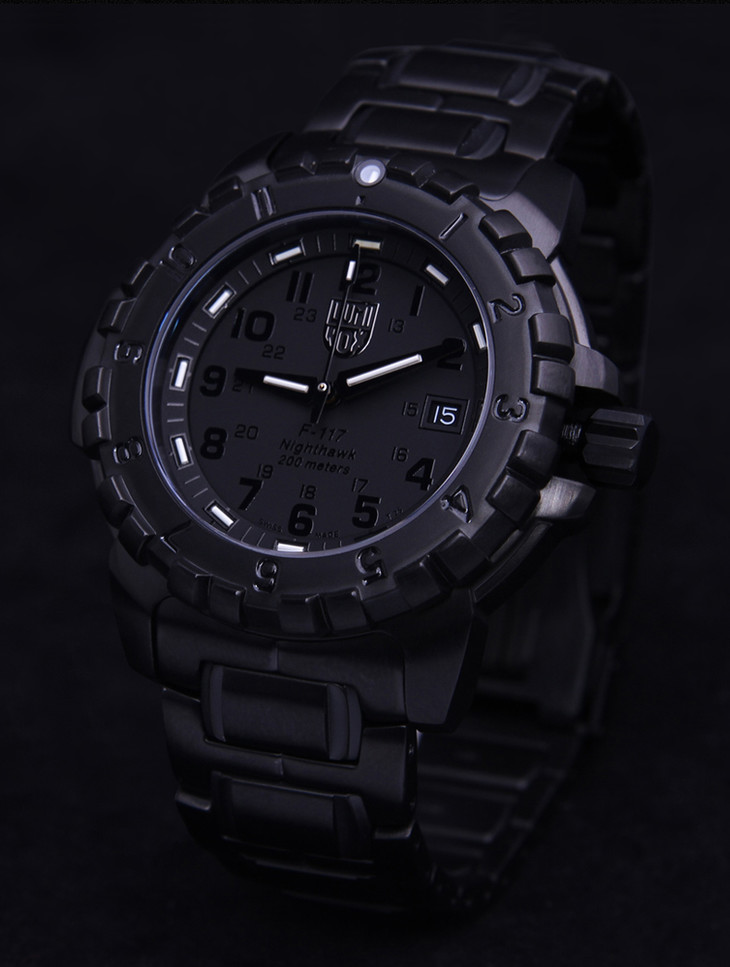 luminox鲁美诺斯6402bo夜鹰f117潜水户外军表