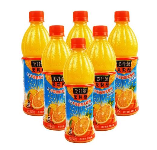 美味源 果粒橙 橙汁 450ml/瓶.K 商品图0