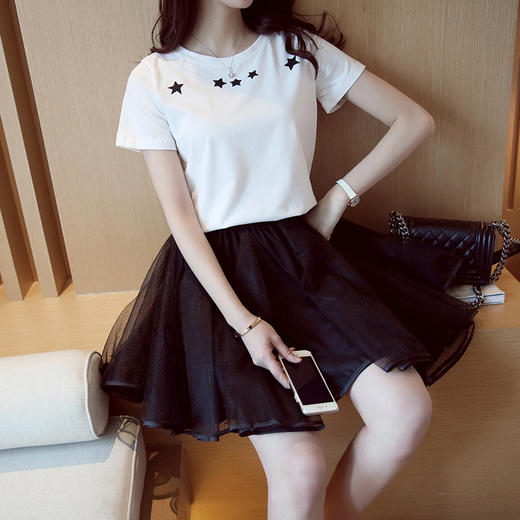 【女士T桖】。夏女装t恤韩版 甜美女式短袖t恤 商品图0
