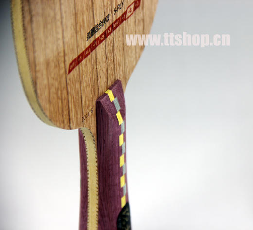 红双喜DHS 天罡Di-RT 瑰木 5层纯木乒乓球底板 商品图3