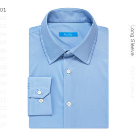 好动衬衫[蓝色斜纹]